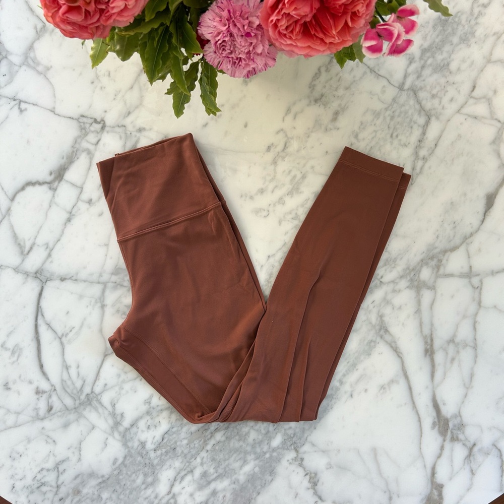 LULULEMON Align Hi-Rise 28” 8 Dark Terracotta